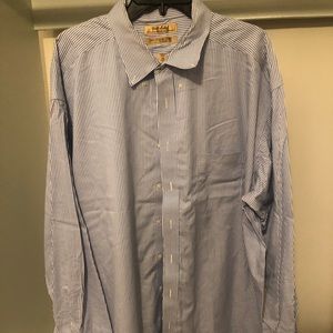 Men’s Long-sleeve Striped Dress Shirt